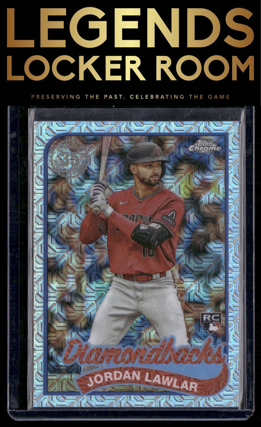 2024 Topps Jordan Lawlar 1989 Topps Baseball 35th Anniversary Chrome