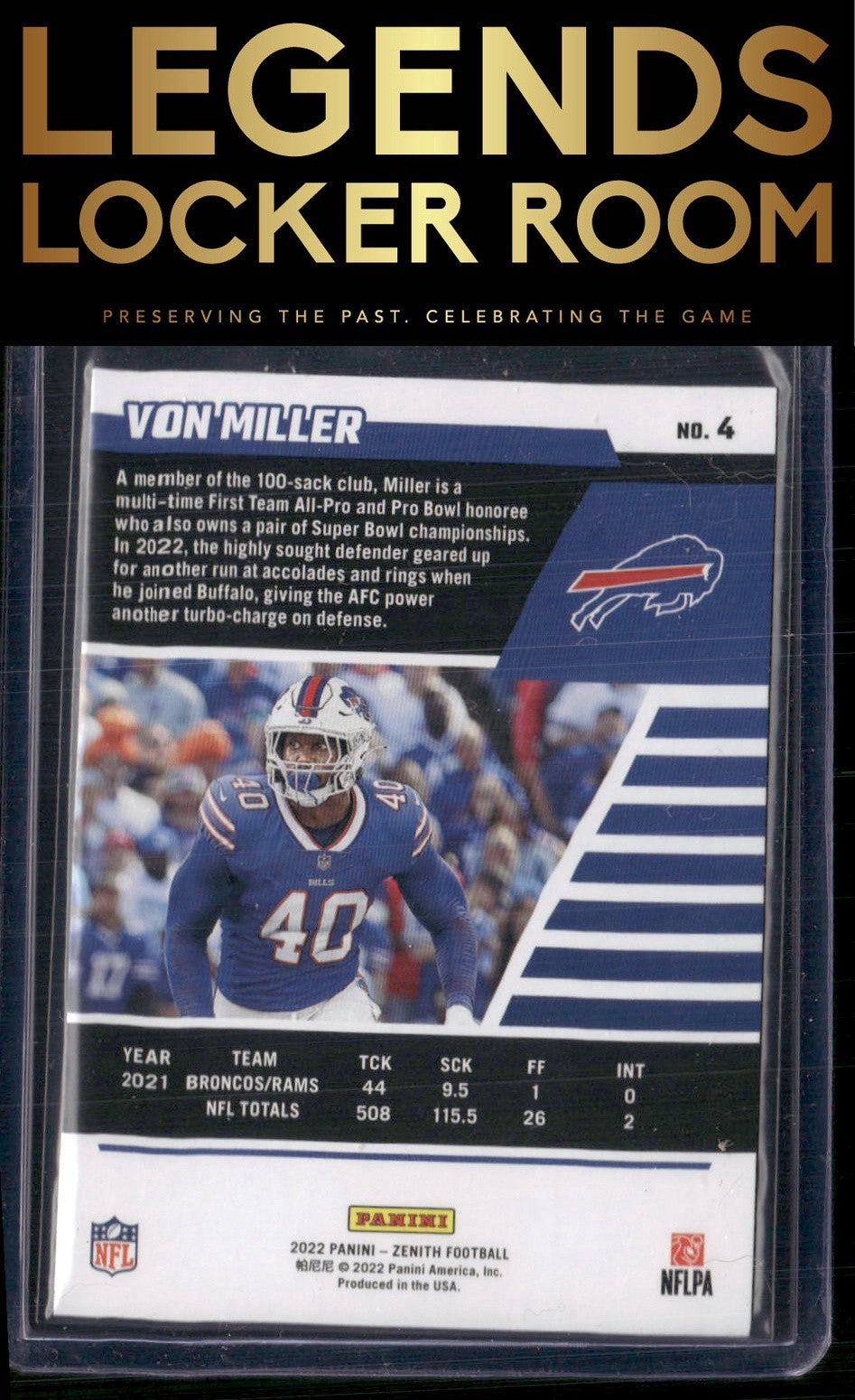 2022 Zenith #4 Von Miller Retail