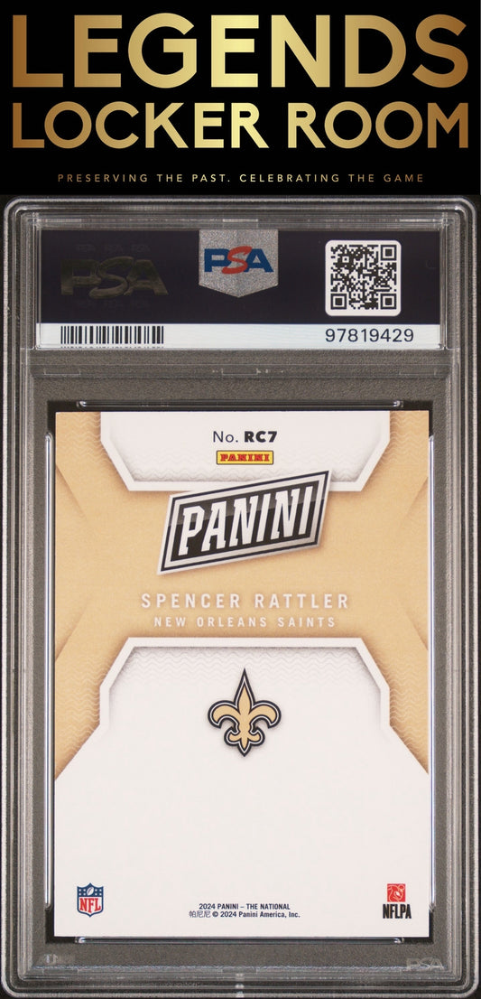 2024 Panini National Sports Convention Rookies Spencer Rattler PSA 9