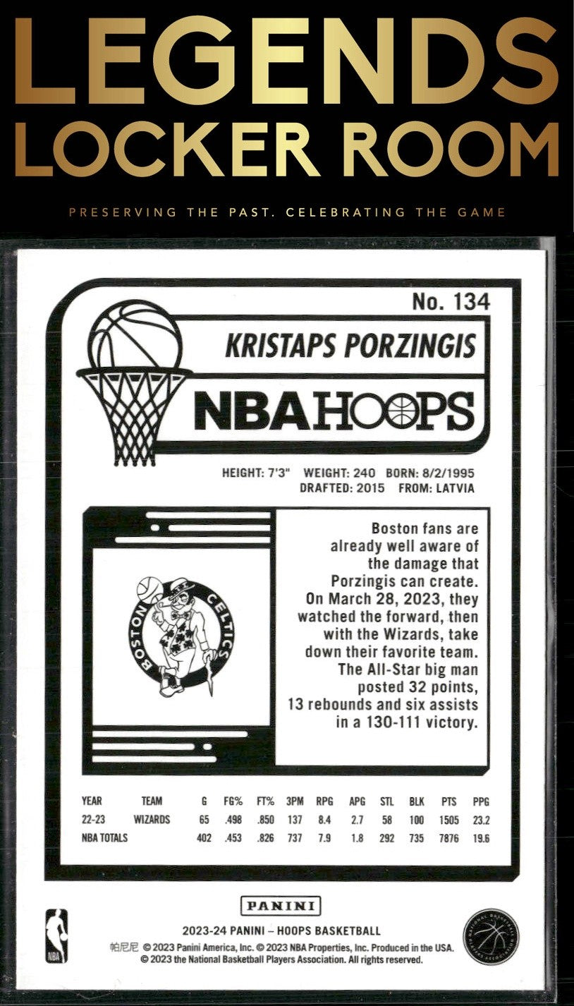 2023-24 Hoops #134 Kristaps Porzingis
