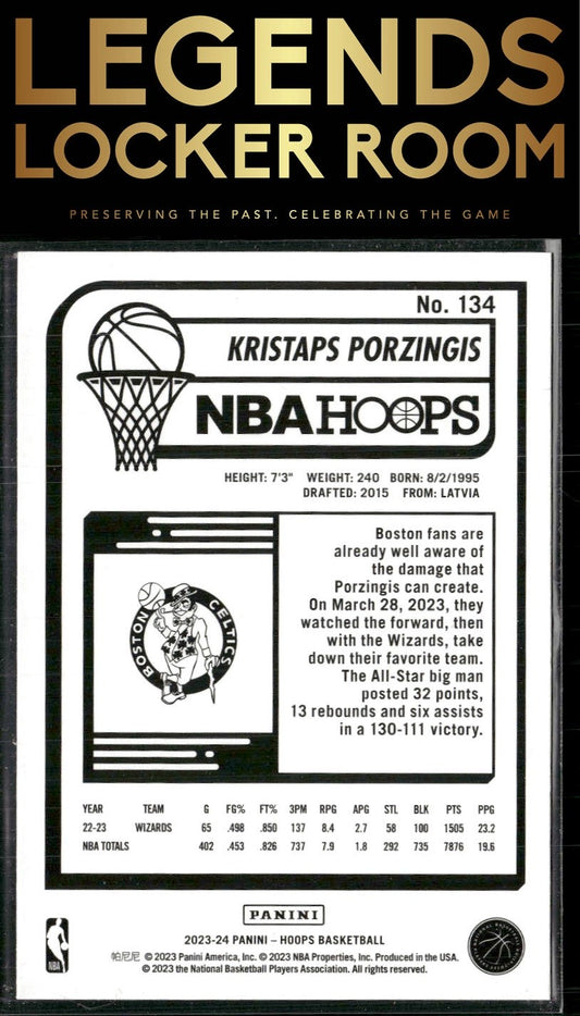 2023-24 Hoops #134 Kristaps Porzingis