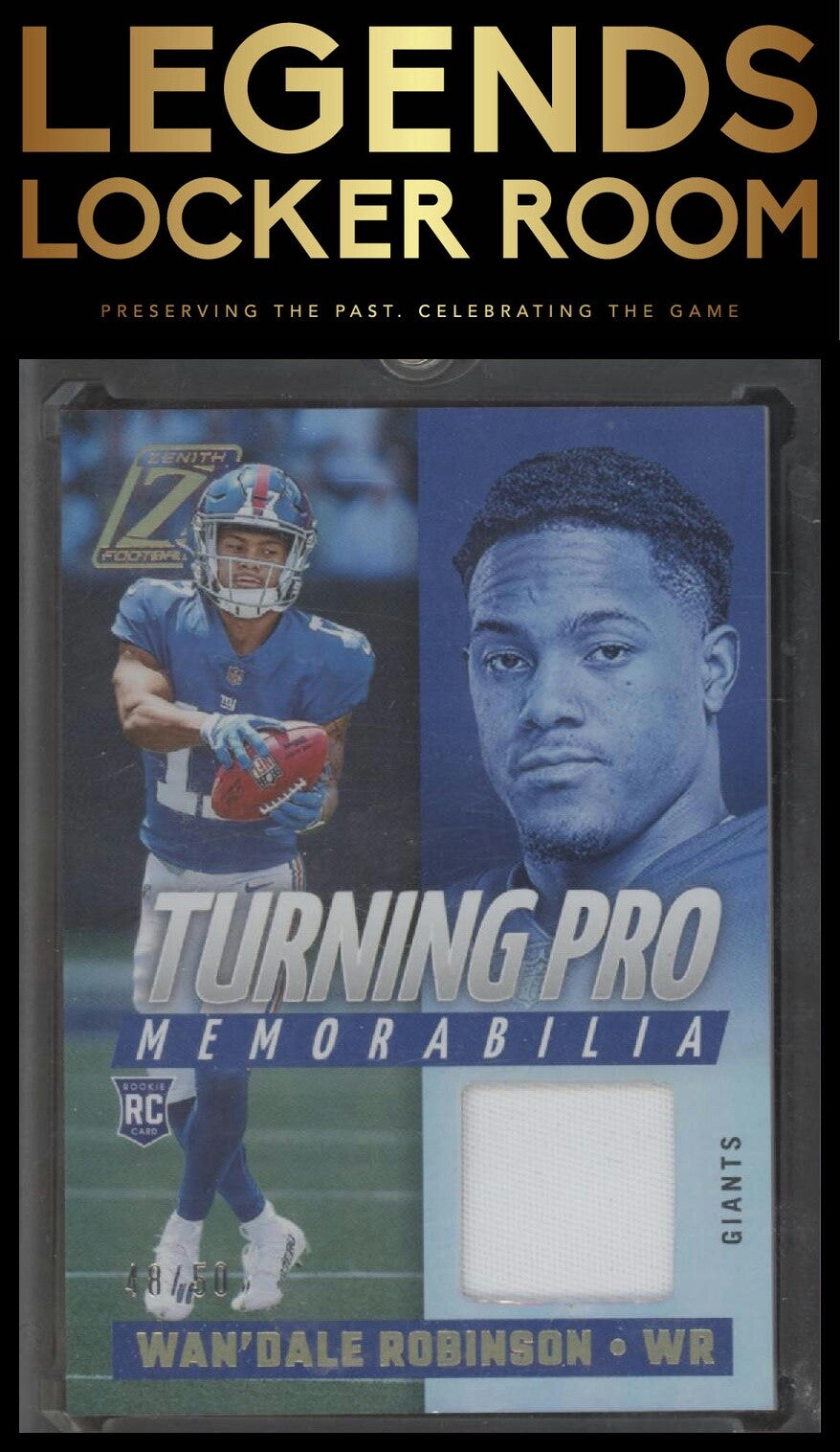 2022 Zenith #TPM-17 Wan'Dale Robinson Turning Pro Memorabilia