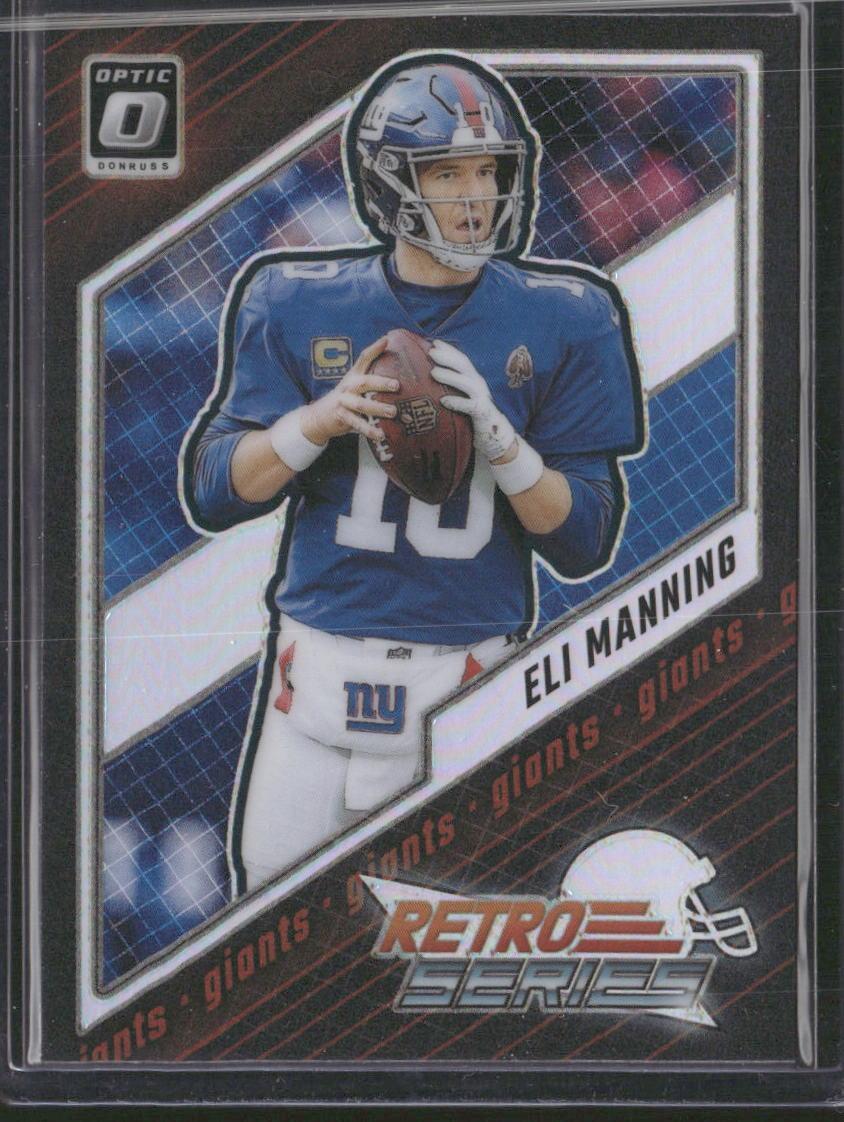 2023 Donruss Optic #11 Eli Manning Retro Series prizm