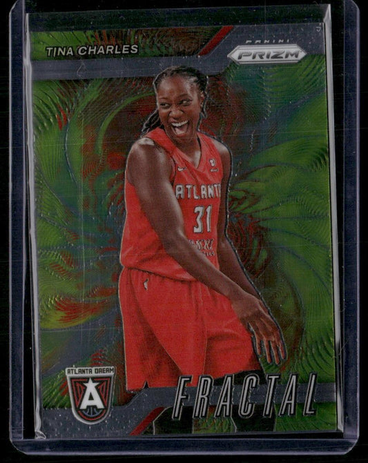 2024 Panini Prizm WNBA #15 Tina Charles Fractal