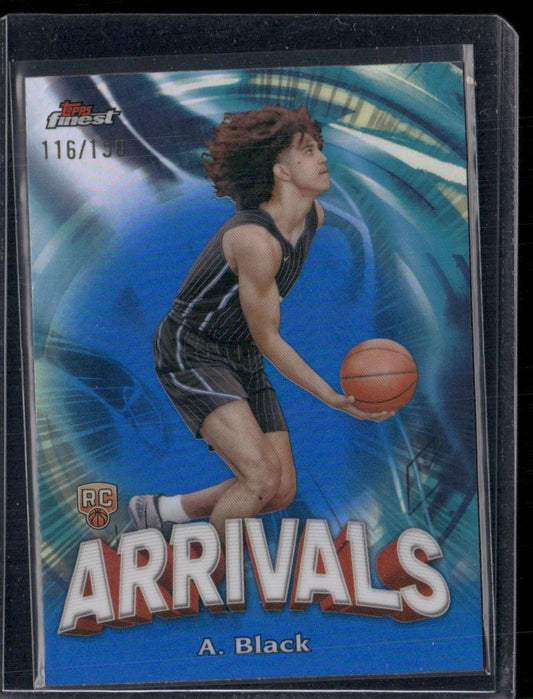 2023-24 Finest #A-9 Anthony Black Arrivals Blue Refractors #/150