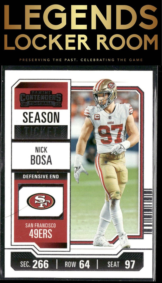 2023 Panini Contenders #88 Nick Bosa