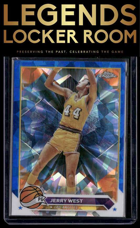 2023-24 Topps Chrome Sapphire #125 Jerry West