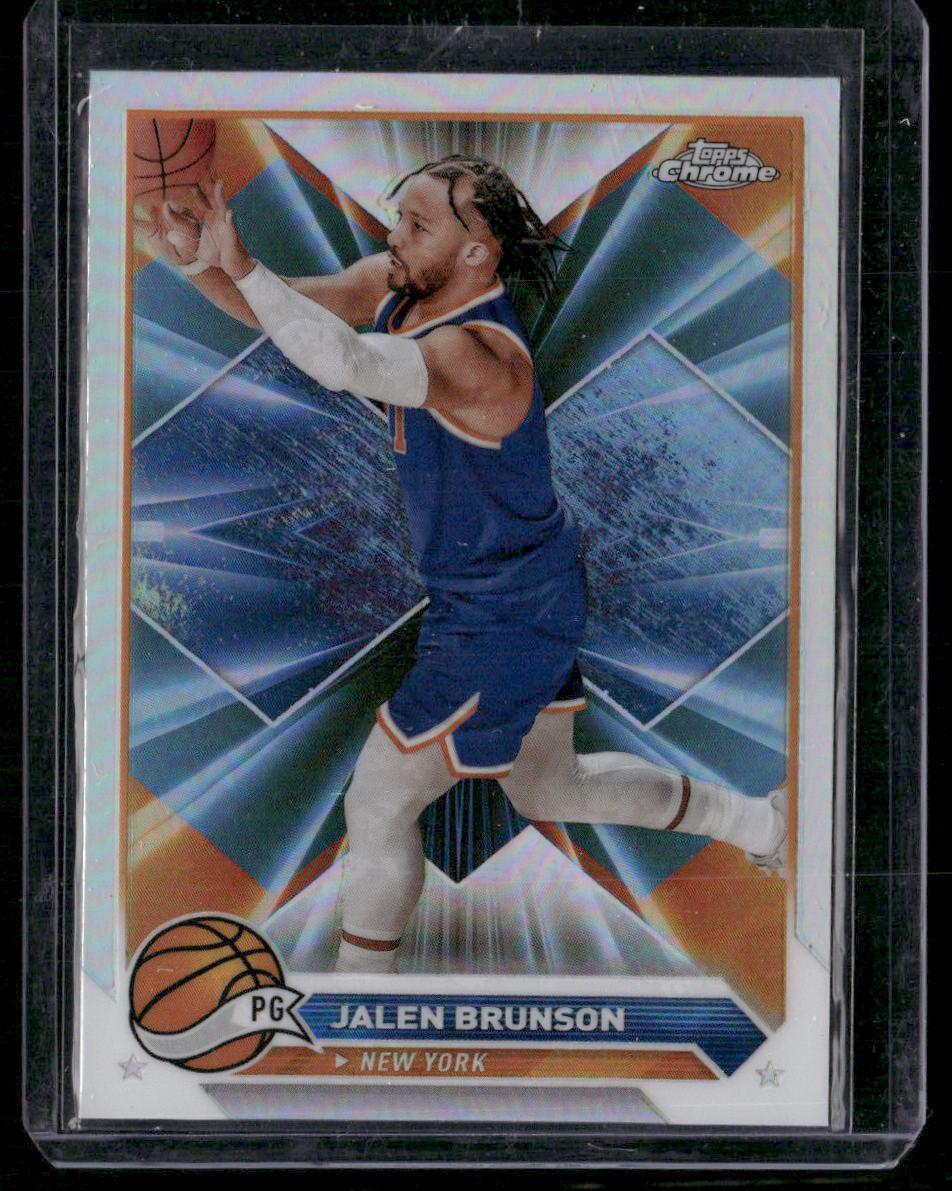 2023-24 Topps Chrome #11 Jalen Brunson Refractors