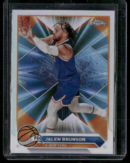 2023-24 Topps Chrome #11 Jalen Brunson Refractors