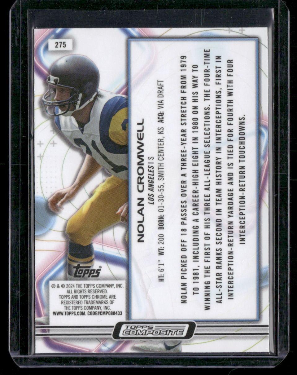 2023 Topps Composite #275 Nolan Cromwell White Hole Refractor