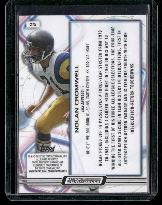 2023 Topps Composite #275 Nolan Cromwell White Hole Refractor