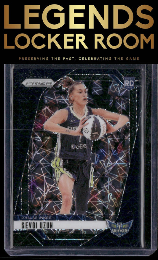 2024 Panini Prizm WNBA #92 Sevgi Uzun Black Velocity Prizms #/39