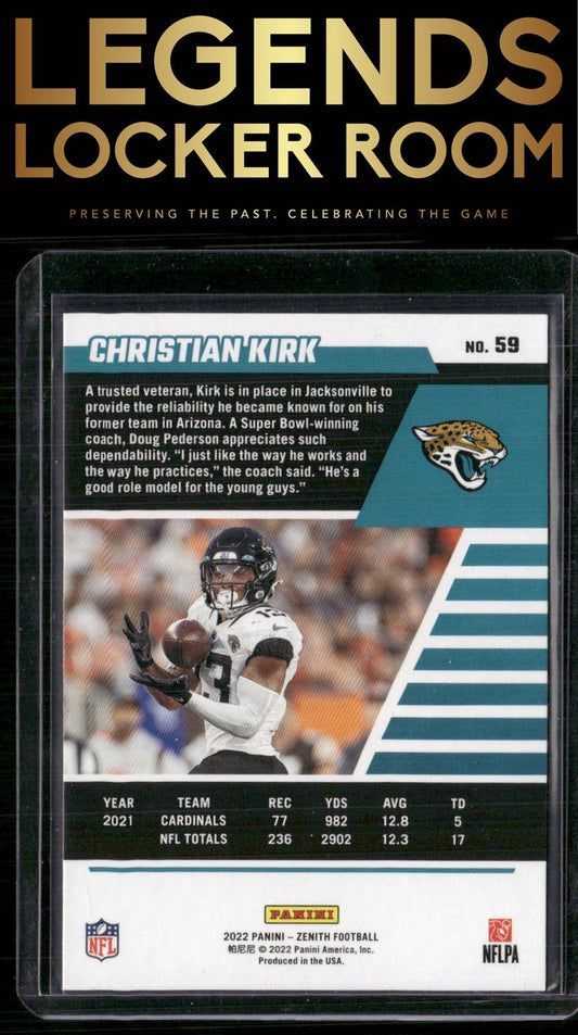 2022 Zenith #59 Christian Kirk