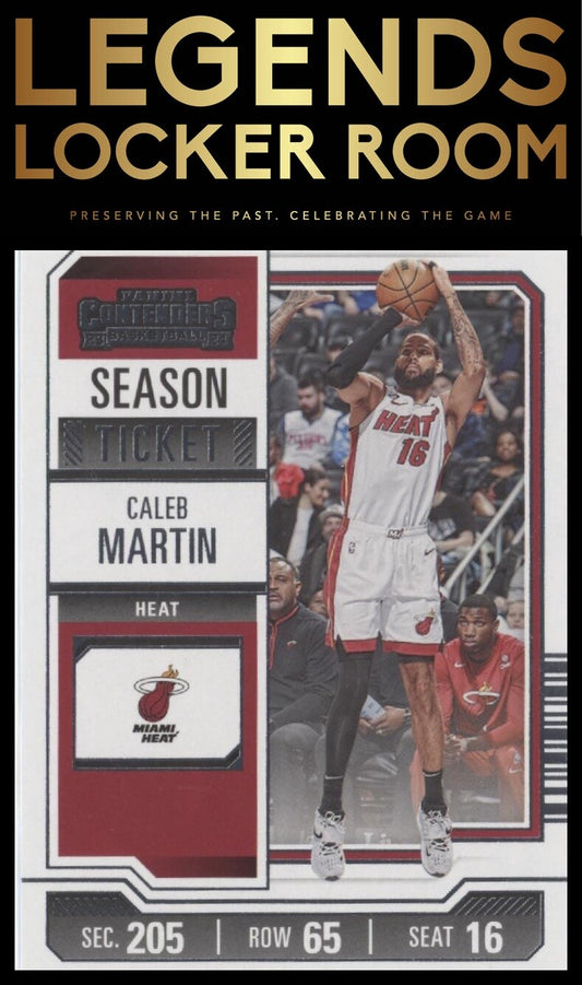2023-24 Panini Contenders #94 Caleb Martin Season Ticket Retail