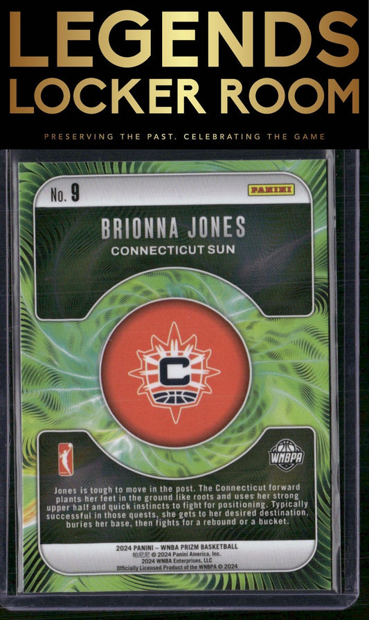 2024 Panini Prizm WNBA #9 Brionna Jones Fractal