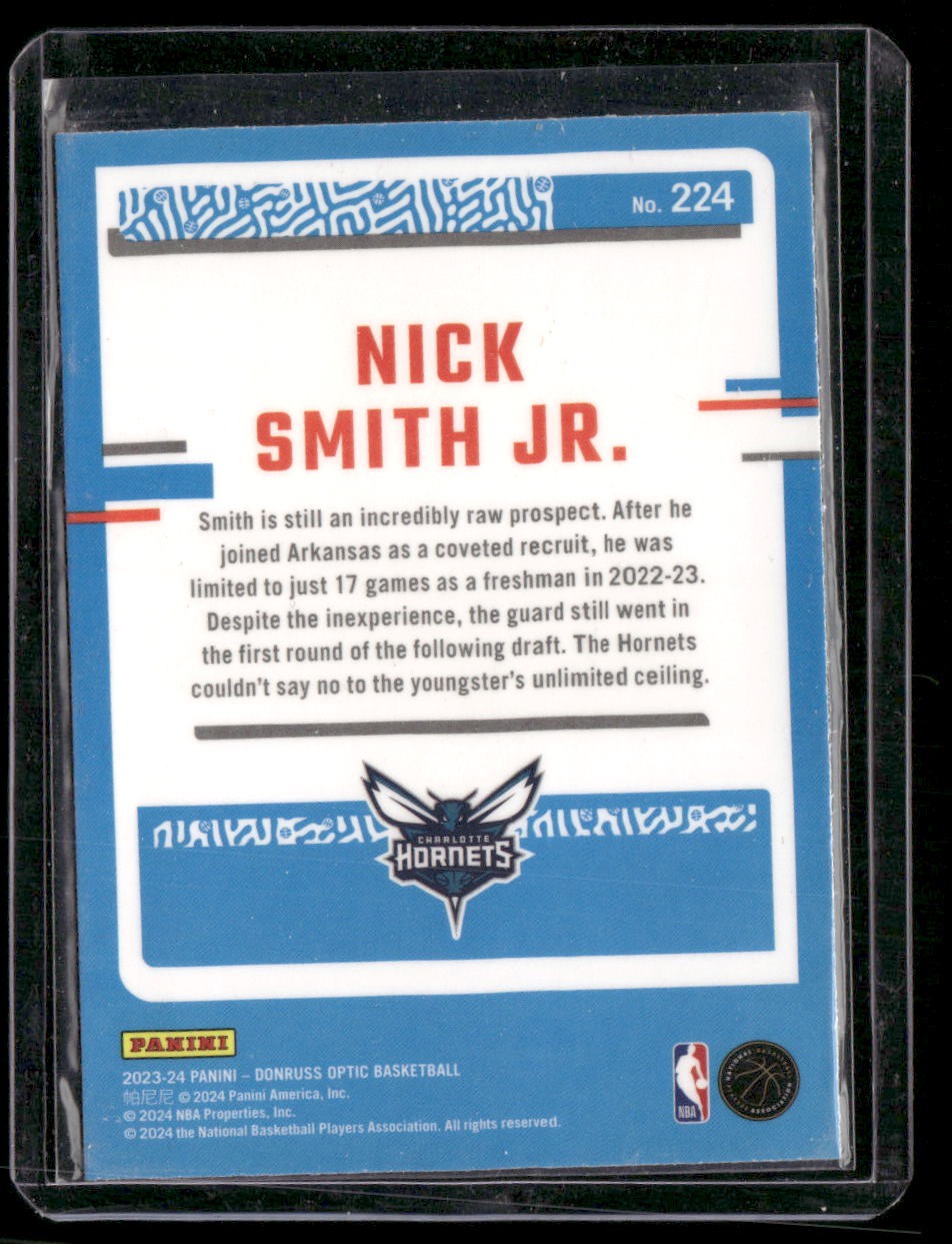2023-24 Donruss Optic #224 Nick Smith Jr.