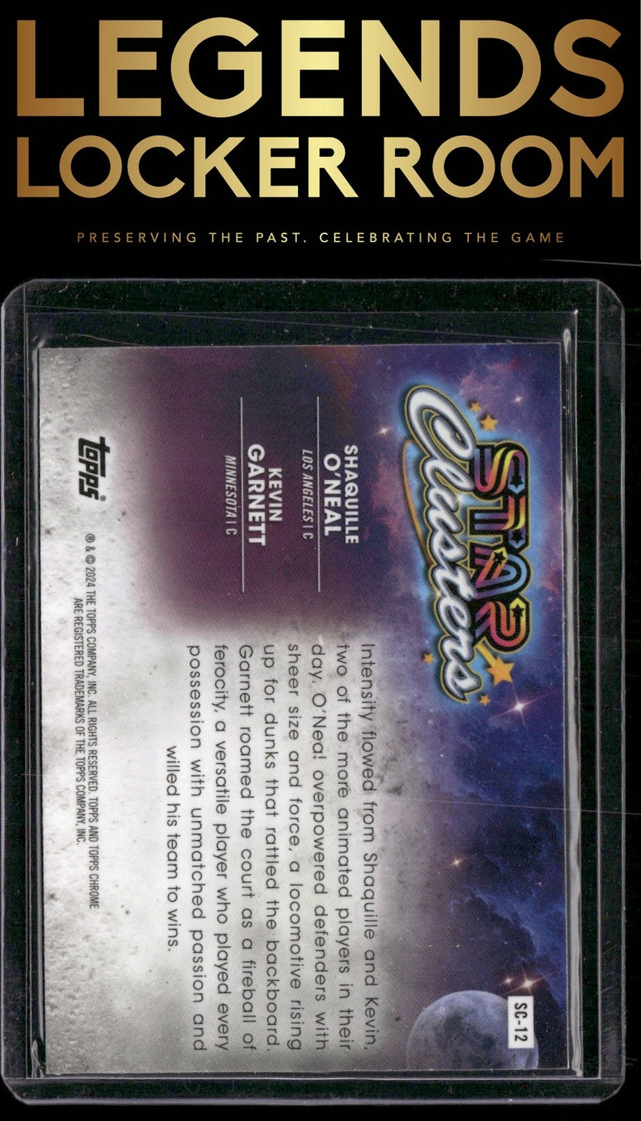2023-24 Topps Chrome Cosmic Kevin Garnett/Shaquille O'Neal Star Clusters