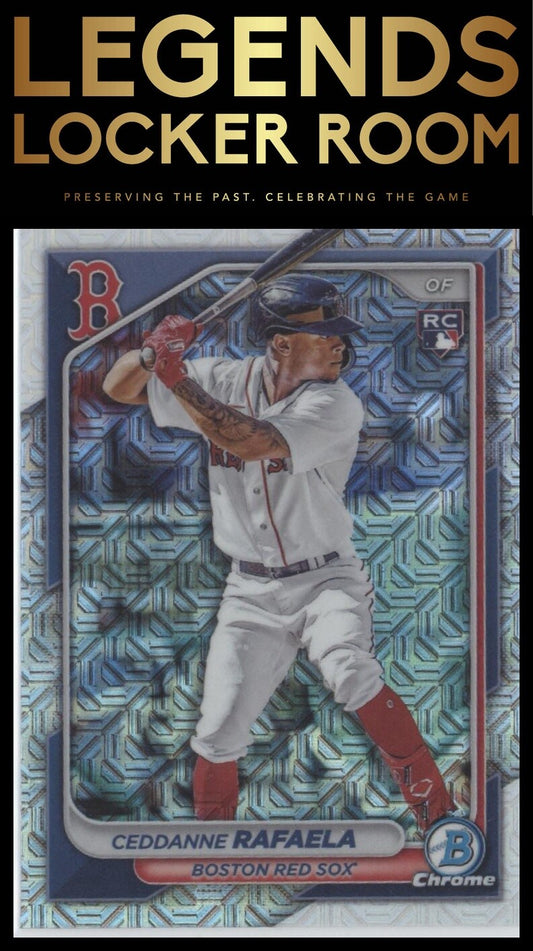 2024 Bowman Chrome #84 Ceddanne Rafaela Mojo refractor