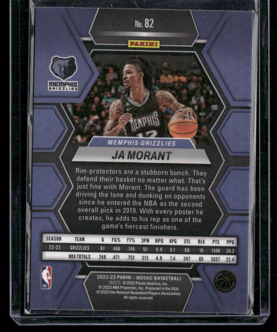 2022-23 Panini Mosaic #82 Ja Morant