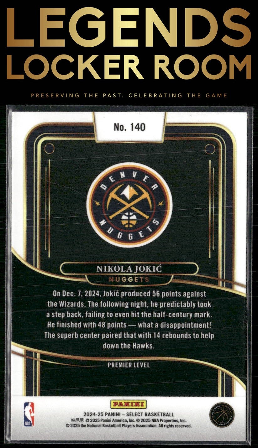 2024-25 Panini Select #140 Nikola Jokic