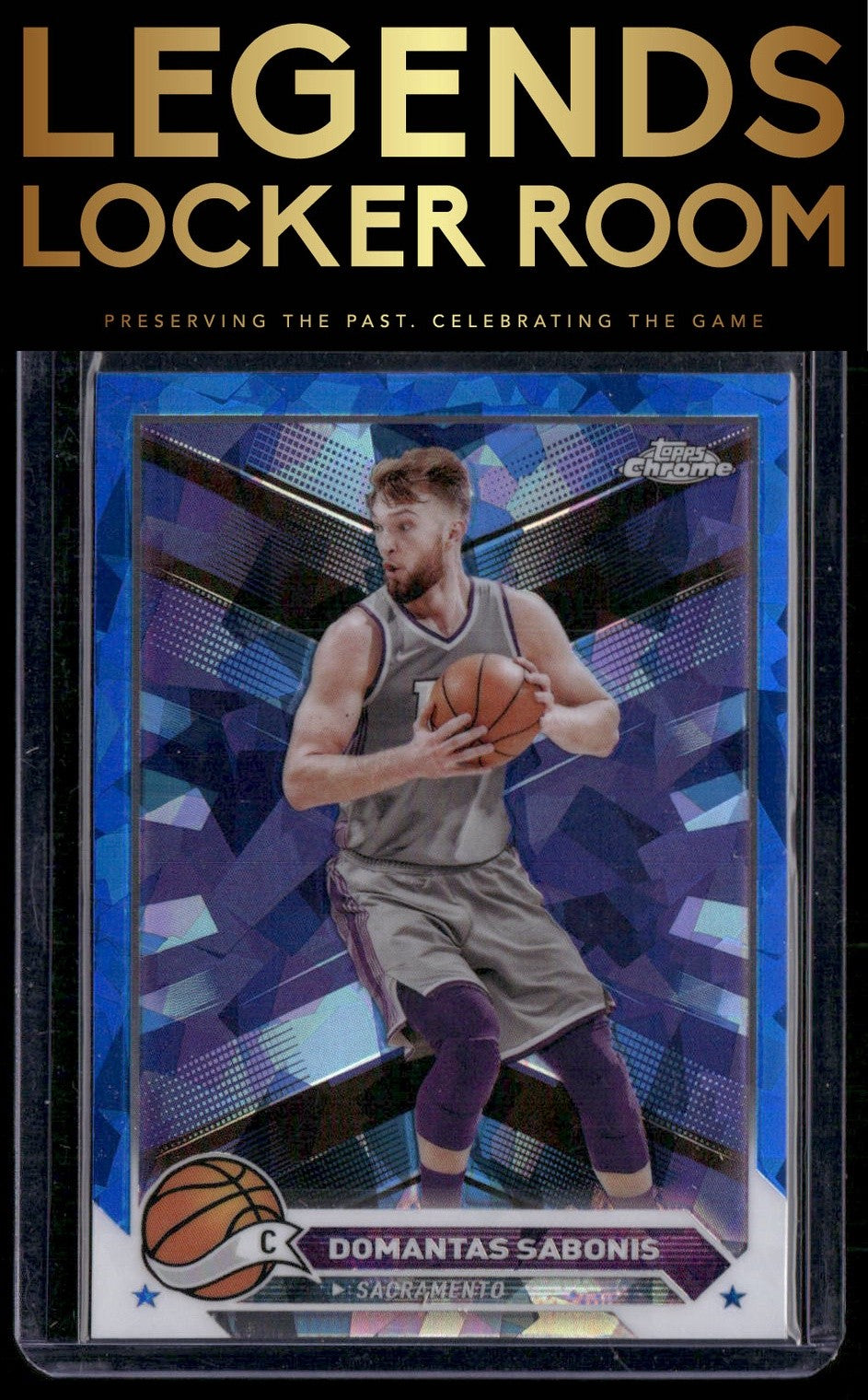 2023-24 Topps Chrome Sapphire Edition #10 Domantas Sabonis