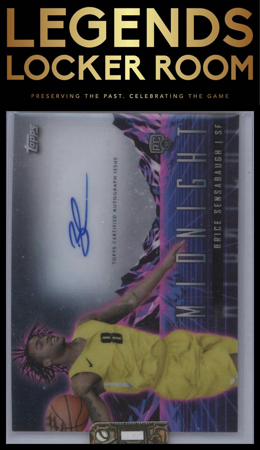 2023-24 Topps Midnight #RHS-BS Brice Sensabaugh Rookie Horizon Signatures