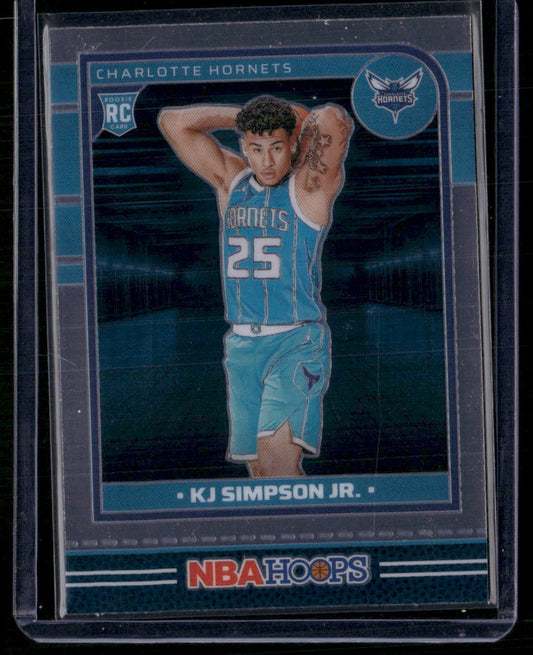 2024-25 Hoops #272 KJ Simpson Jr. Premium Prizms Silver