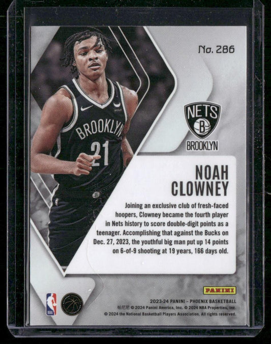 2023-24 Panini Phoenix #286 Noah Clowney