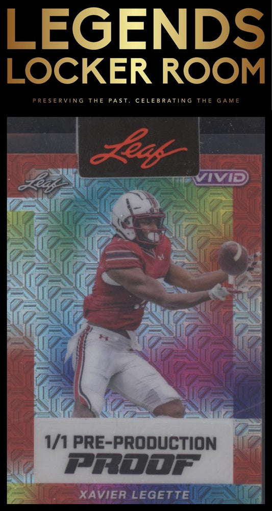 2024 Leaf Vivid Xavier Legette /1
