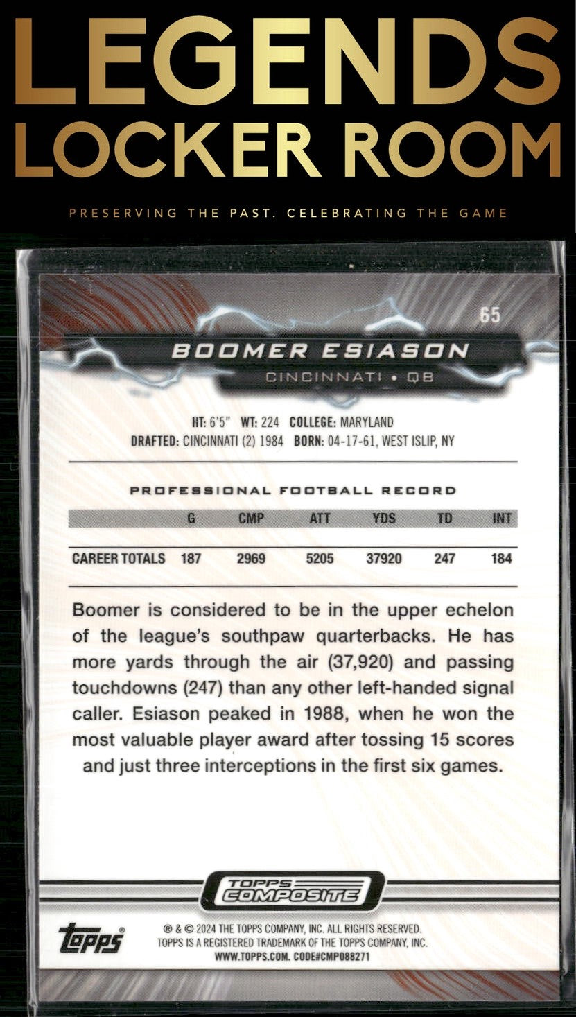 2023 Topps Composite #65 Boomer Esiason Resurgence Prism Refractor
