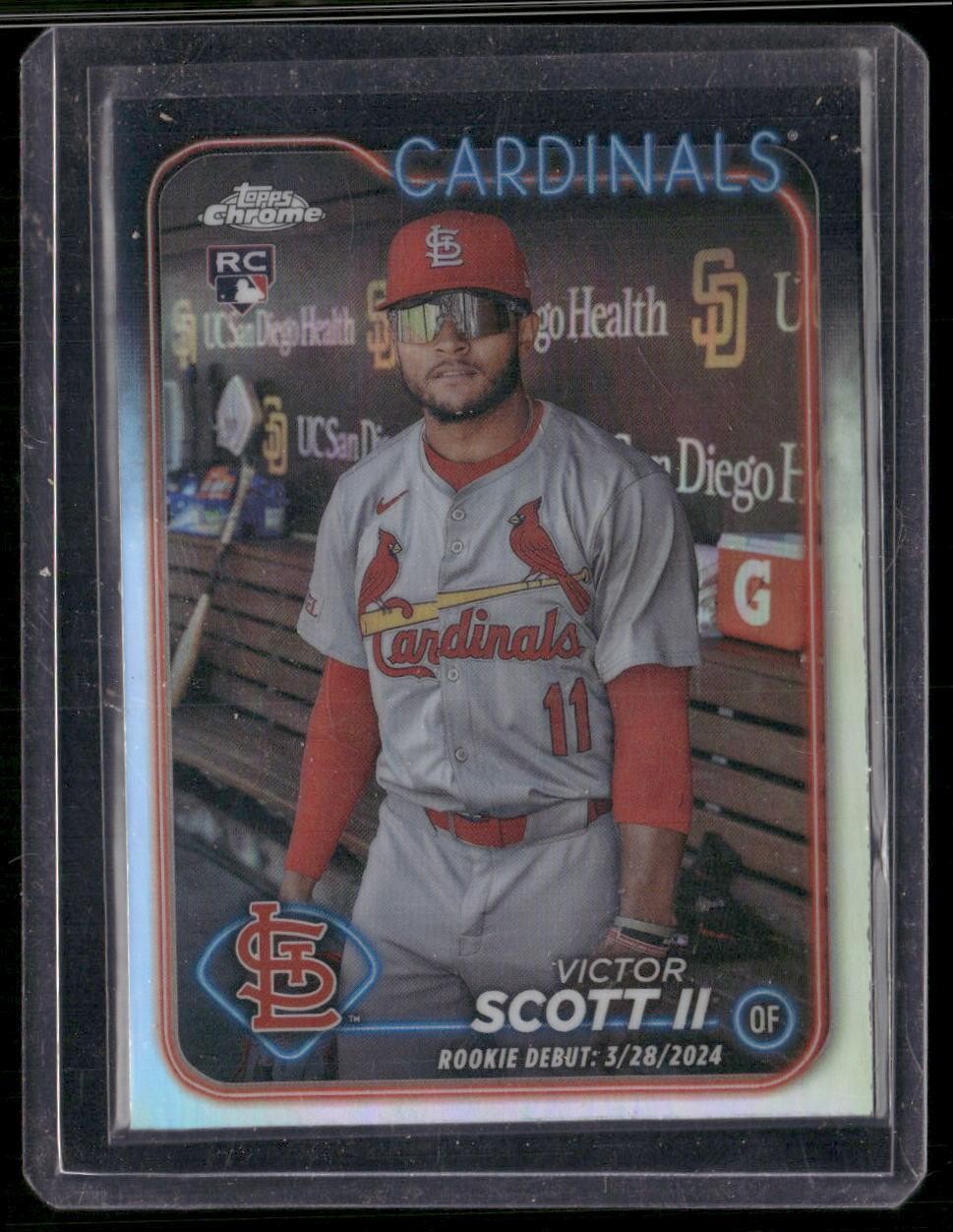 2024 Topps Chrome Update #USC55 Victor Scott II Refractors