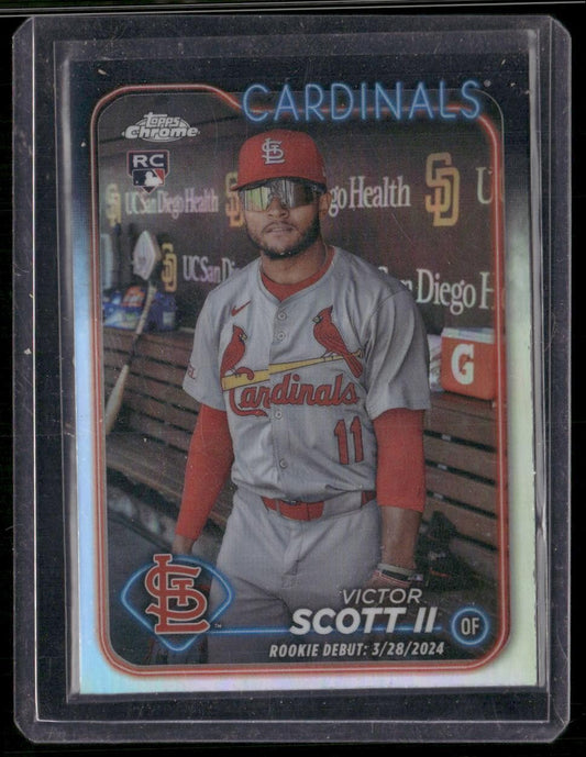 2024 Topps Chrome Update #USC55 Victor Scott II Refractors