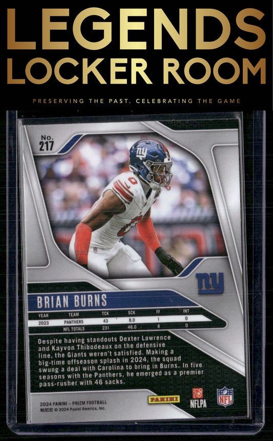 2024 Panini Prizm #217 Brian Burns