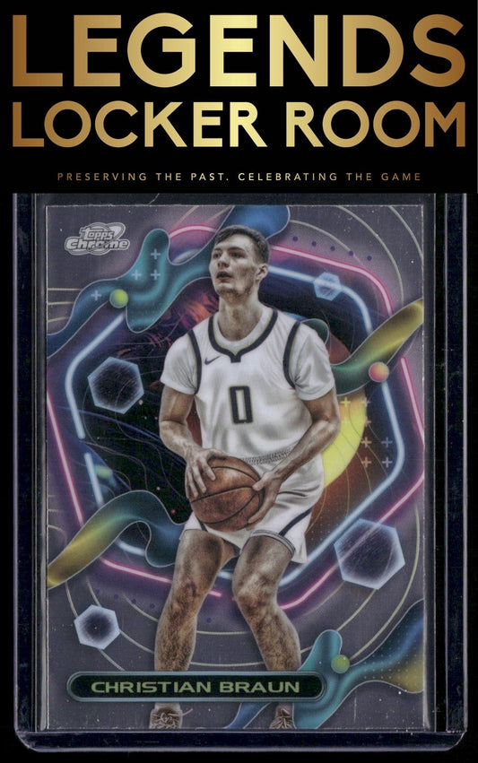 2023-24 Topps Chrome Cosmic #35 Christian Braun