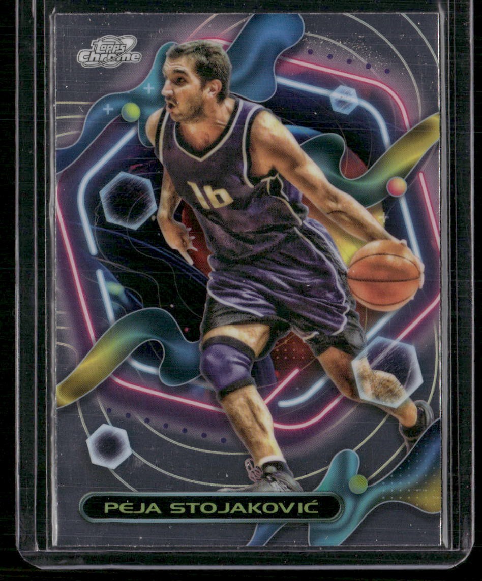 2023-24 Topps Chrome Cosmic #108 Peja Stojaković