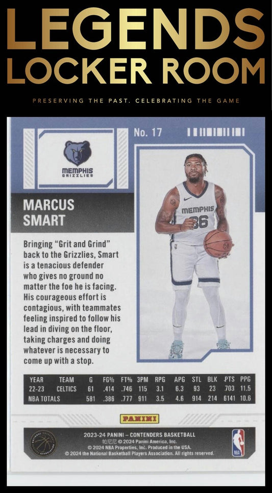 2023-24 Panini Contenders #17 Marcus Smart