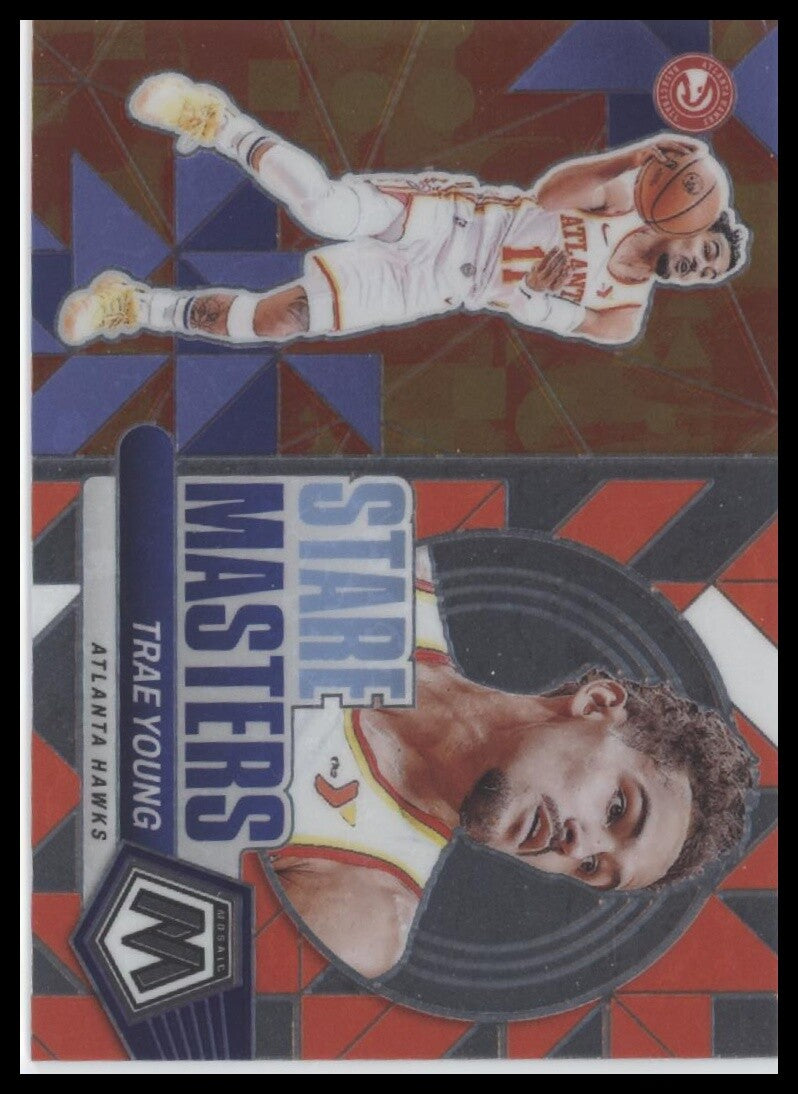2023-24 Panini Mosaic #9 Trae Young StareMaster
