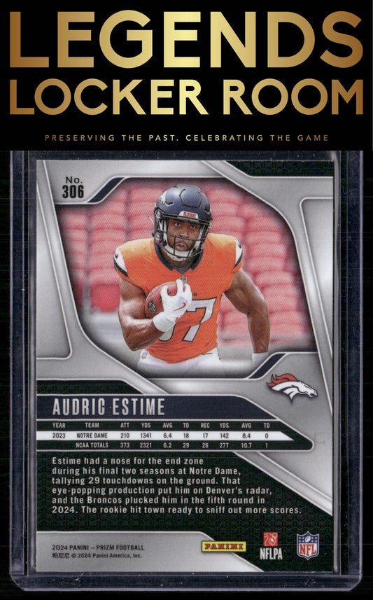 2024 Panini Prizm #306 Audric Estime
