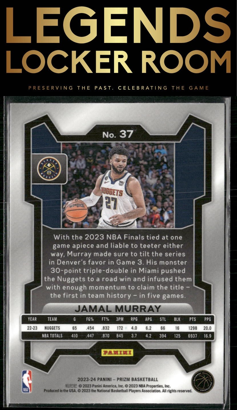 2023-24 Panini Prizm #37 Jamal Murray