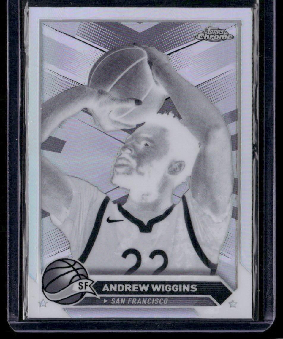 2023-24 Topps Chrome #28 Andrew Wiggins Negative Refractors