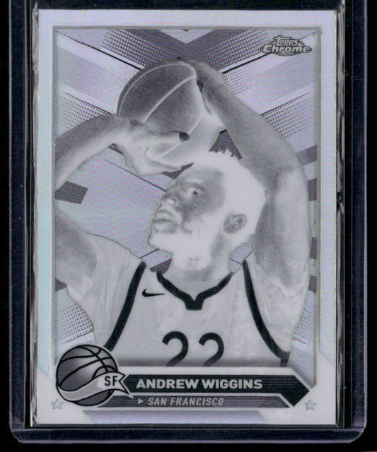 2023-24 Topps Chrome #28 Andrew Wiggins Negative Refractors