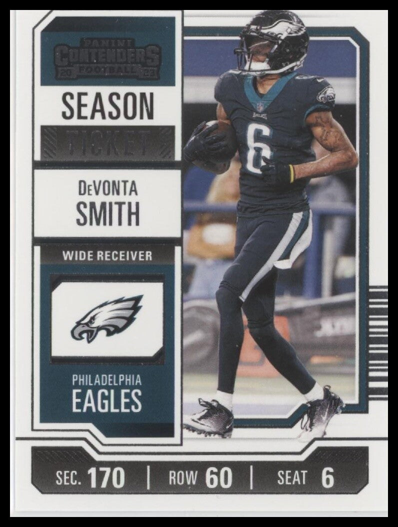 2023 Panini Contenders #79 DeVonta Smith Season Ticket Retail