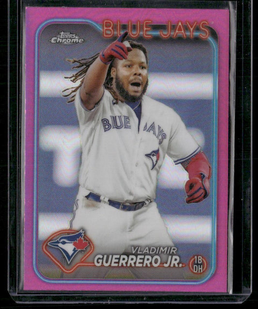 2024 Topps Chrome #78 Vladimir Guerrero Jr. Pink Refractors