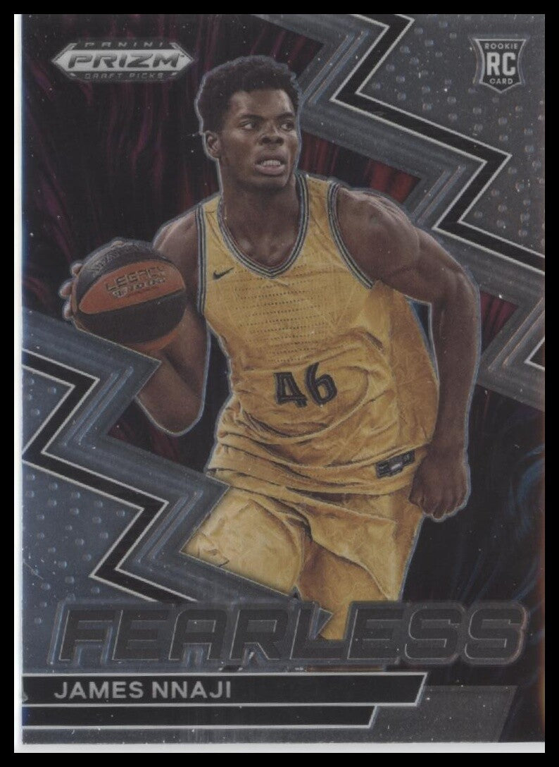 2023 Panini Prizm Draft Picks #6 James Nnaji Fearless