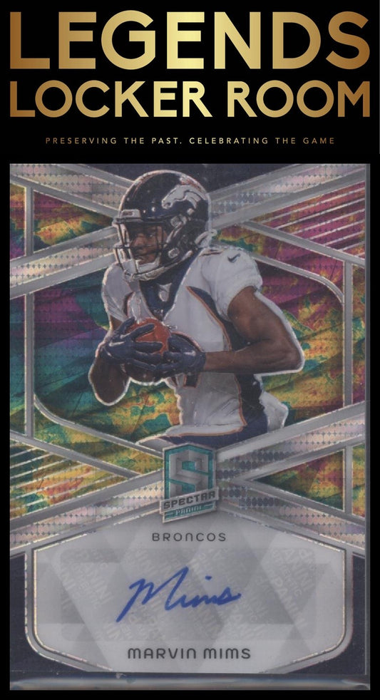 2024 Panini Spectra Marvin Mims Signatures Celestial /75