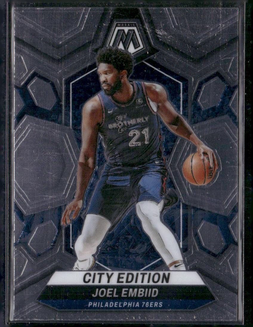 2023-24 Panini Mosaic #283 Joel Embiid City Edition