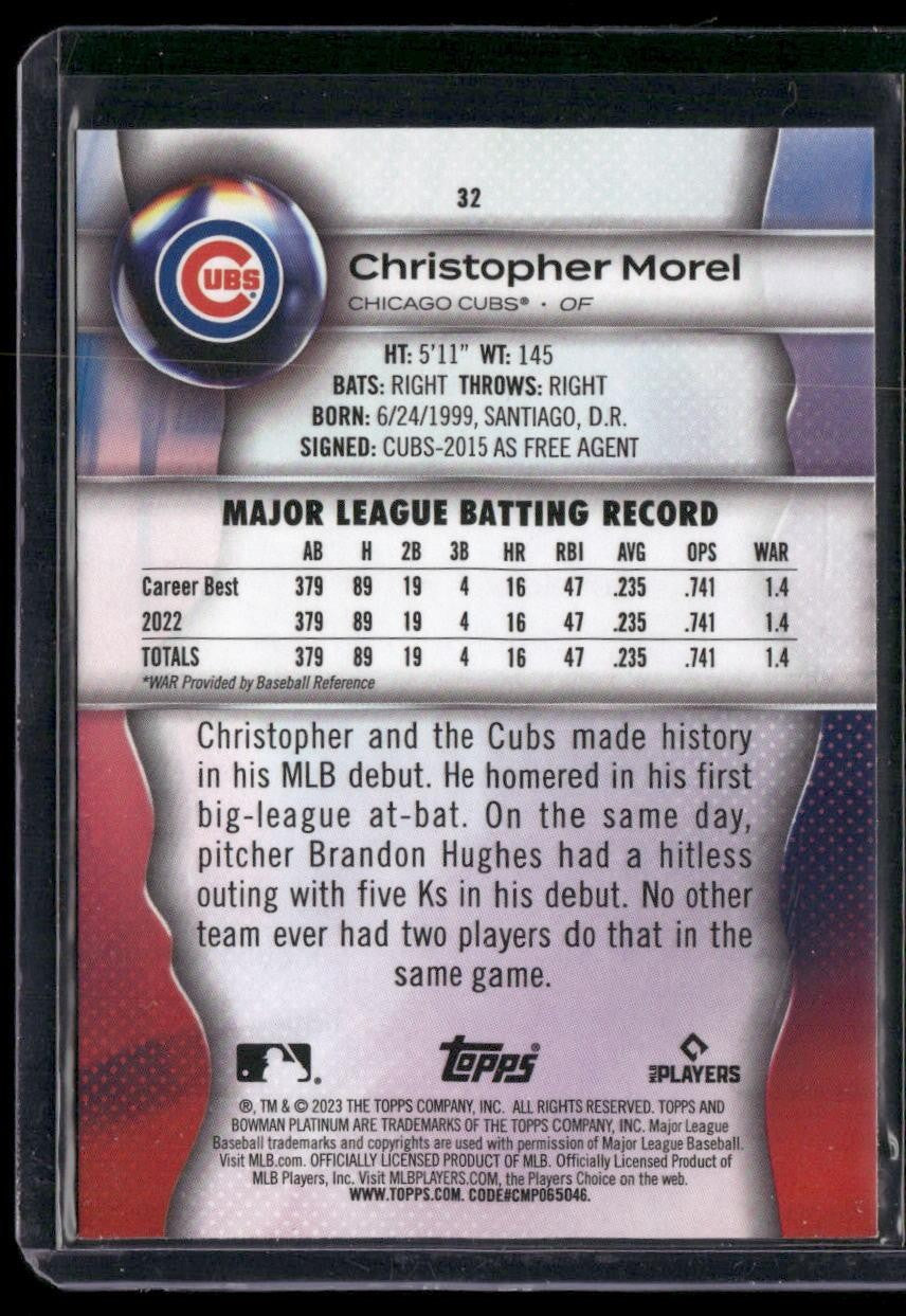 2023 Bowman Platinum #32 Christopher Morel