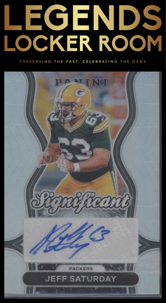 2024 Panini Prizm #SS-JSY Jeff Saturday Significant Signatures