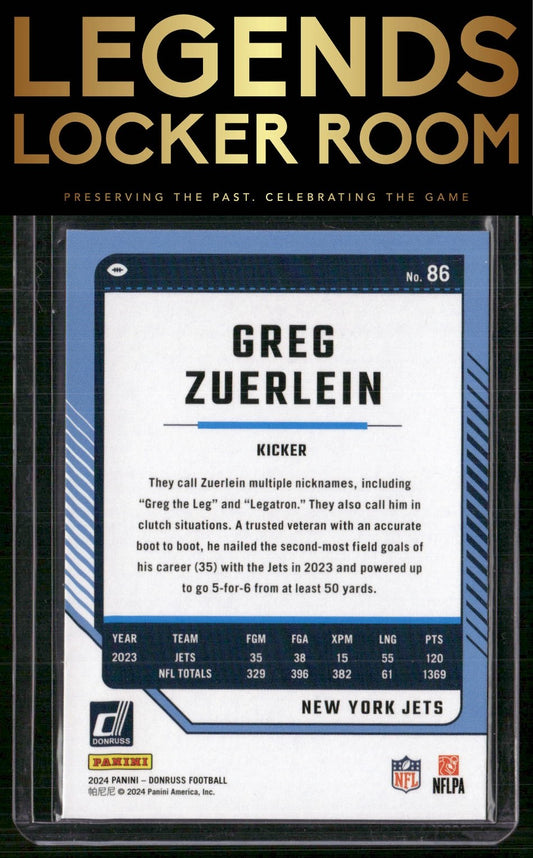 2024 Donruss #86 Greg Zuerlein