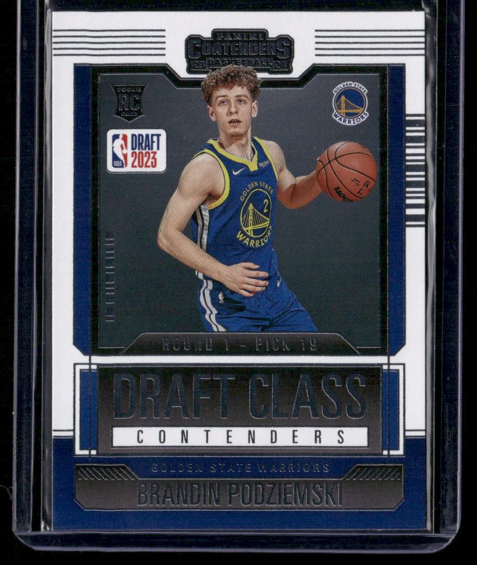 2023-24 Panini Contenders #19 Brandin Podziemski 2023 Draft Class Contenders